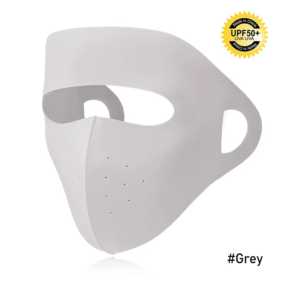 Summer Ice Full Face Silk Sunscreen Mask Forehead Thin Section Breathable Mask Anti Ultraviolet scarf Sun Protection bandana