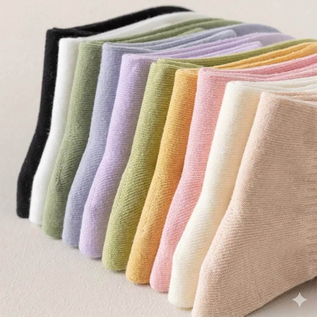 12-Pair Women's Cotton Ankle Socks, Colorful Low Cut Short Socks Pack, Soft Breathable Autumn Spring Casual Socks for Men & Women