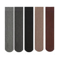 Slimming Knee High Compression Socks for Women, Autumn Ribbed Calf Socks, Korean Style Long Tube Stockings, Leg Shaping Anti-Slip Boot Socks